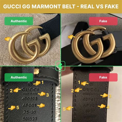 gucci leather belt bag real vs fake|How to Spot Fake Gucci Belts: A Guide to Verifying Authenticity.